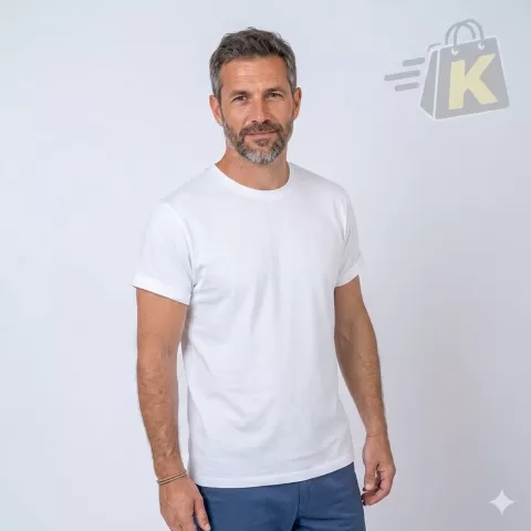 Remera Blanca Lisa Básica 100% Algodón Premium