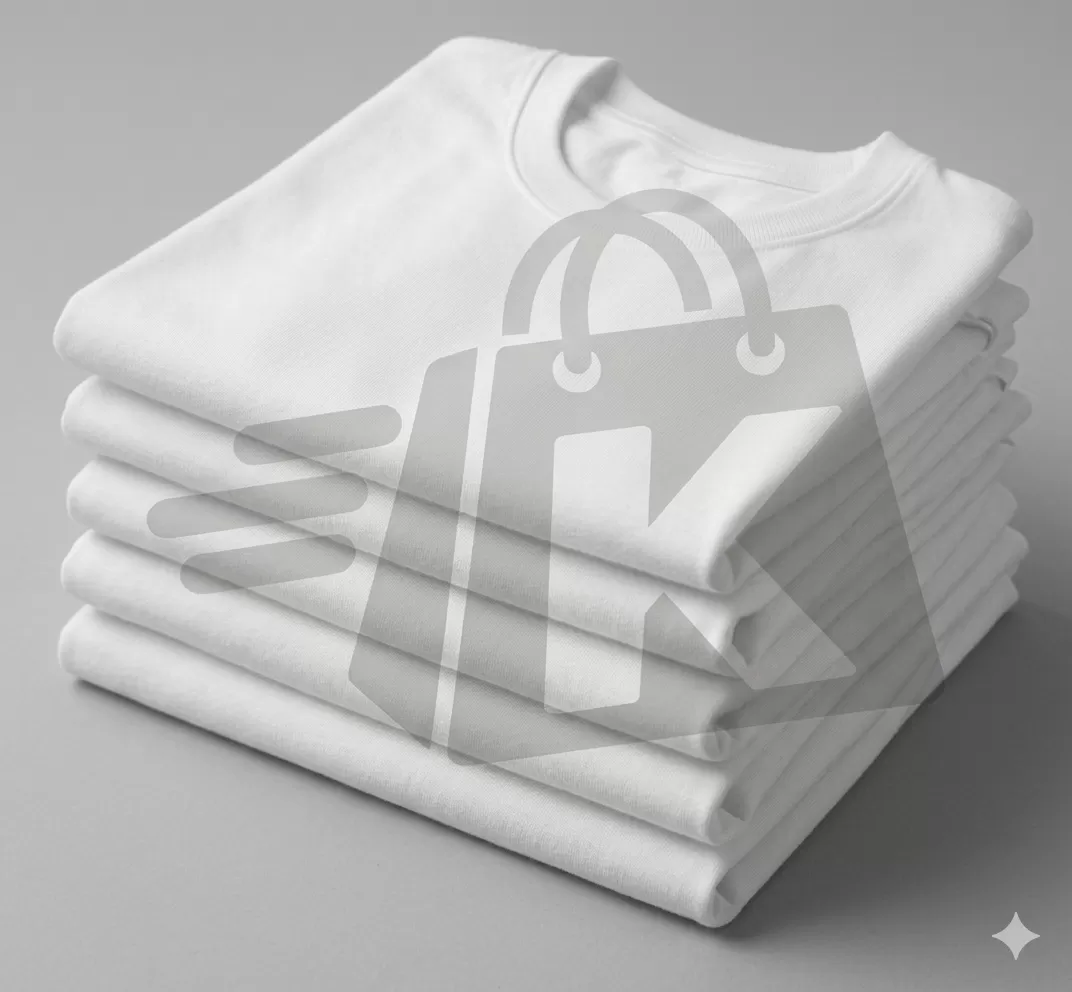 Camiseta Blanca 100% algodón Pack X 5